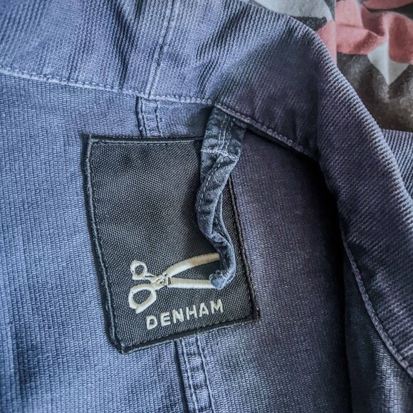 DENHAM brand Men's blazer/sport jacket Large 100% Cotton Gently Used - Picture 9 of 14